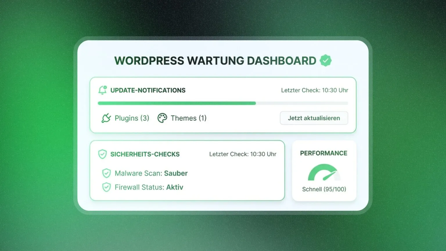 Wartung Wordpress