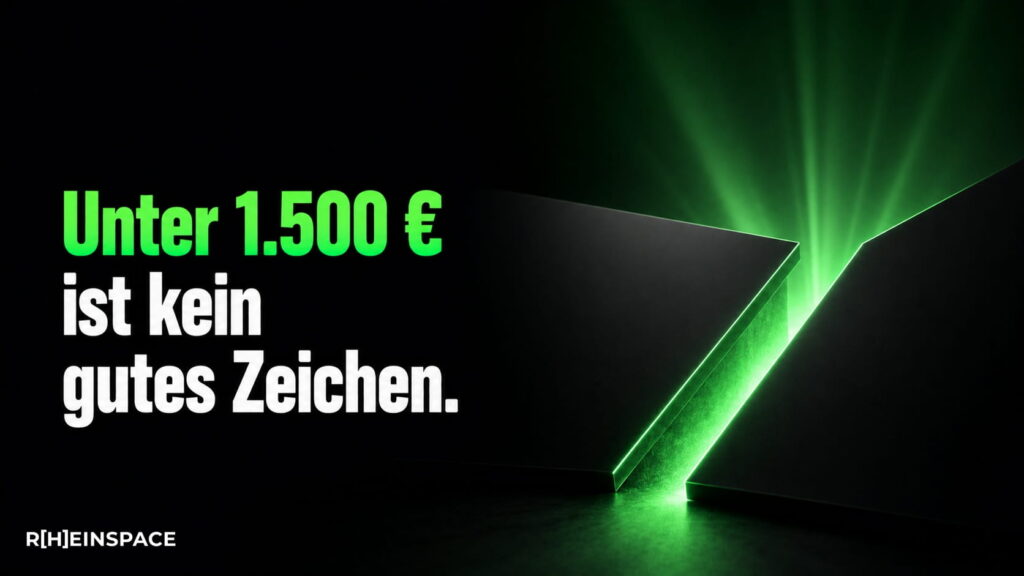Website kosten Warnsignal